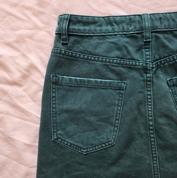 Free People We The Free Denim Zip It Up Mini Skirt - Picture 4 of 9